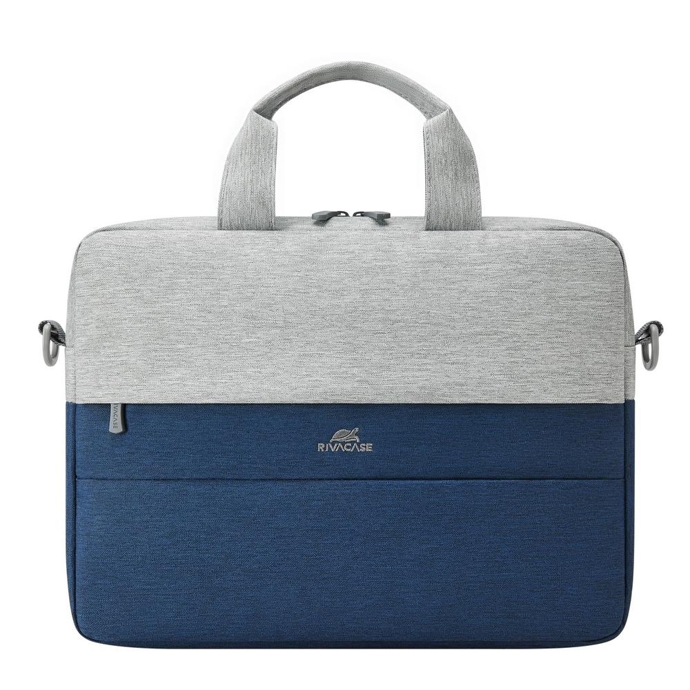 rivacase Riva NB Tasche Prater 10.1-14 grau/blau 7522 - Tasche, Ansicht 3