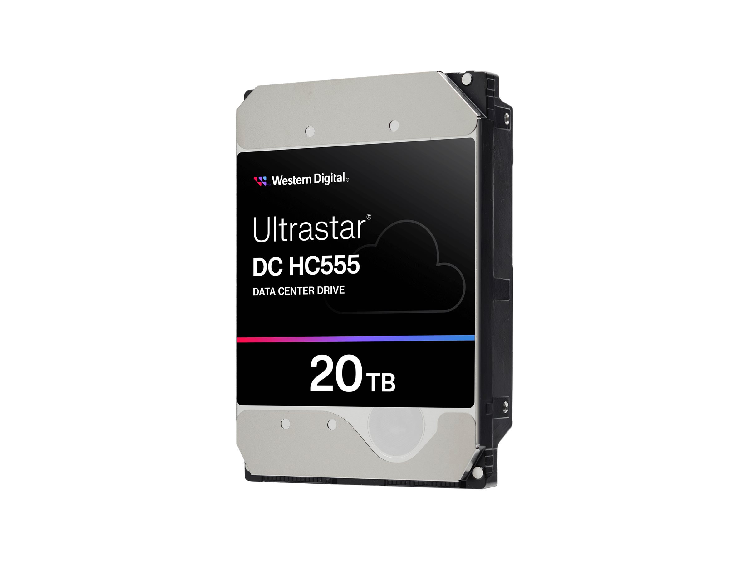 WD Ultrastar DC HC555 - Festplatte - Rechenzentrum - verschlüsselt - 20 TB - intern - 3.5" (8.9 cm)