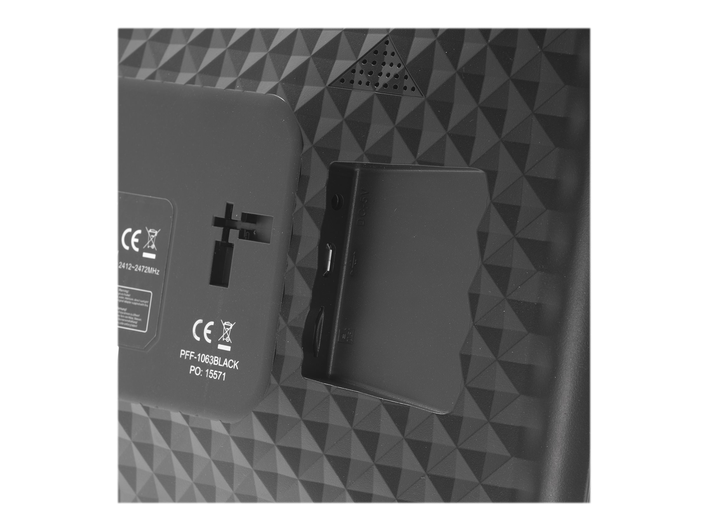 Inter Sales Bilderrahmen 10.1" PFF-1063 wi-fi black - Digitaler Foto-Rahmen - 16 GB, Ansicht 4