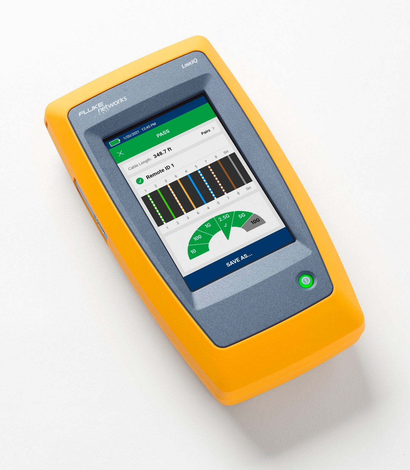 Fluke LinkIQ - Integrierte Batterie - Lithium-Ion (Li-Ion) - 6400 mAh - 3,6 V - 270 min - 624 g, Ansicht 2