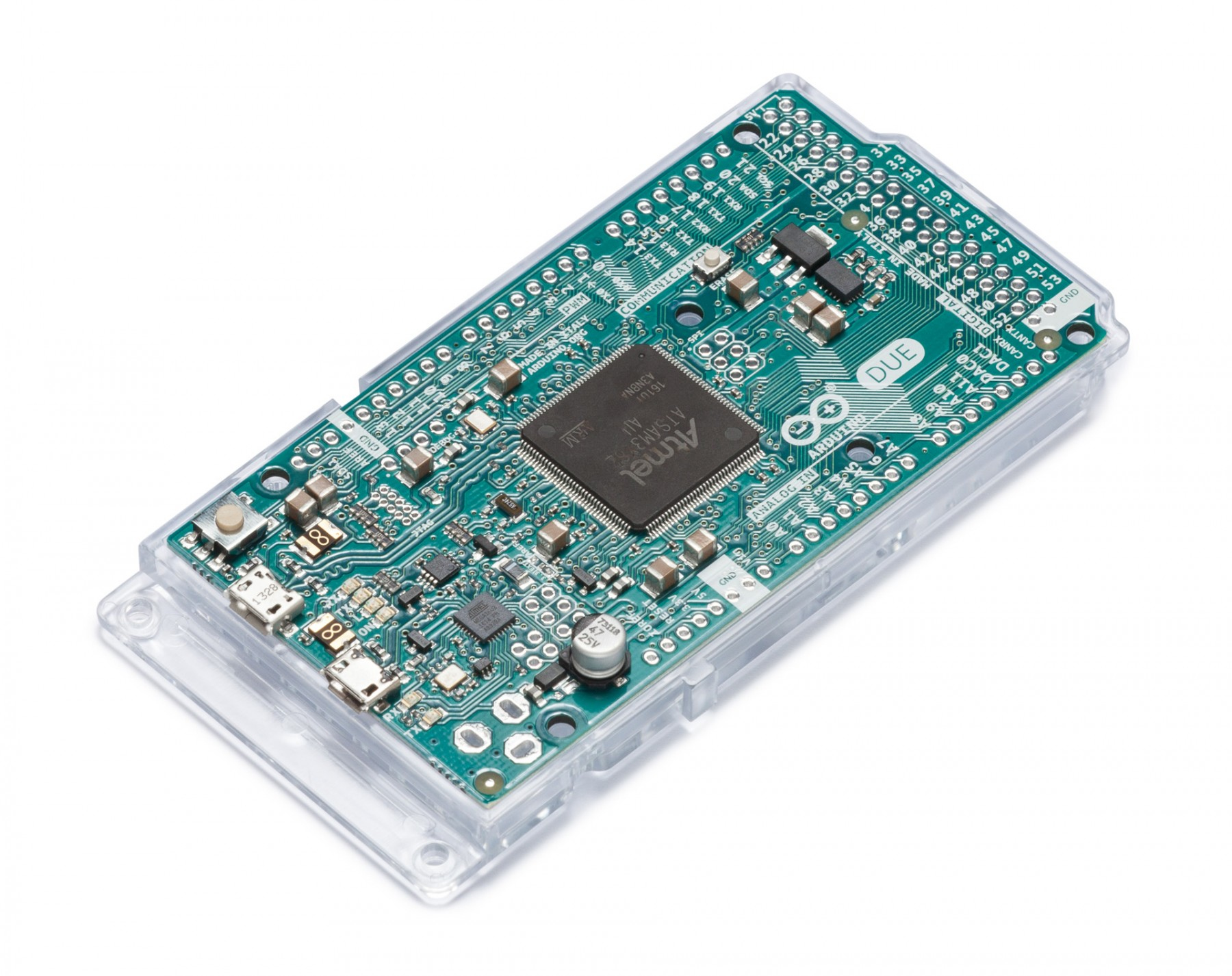 Arduino Due - 84 MHz - AT91SAM3X8E - 0,512 MB - 96 KB - Arduino - 3,3 V, Ansicht 2