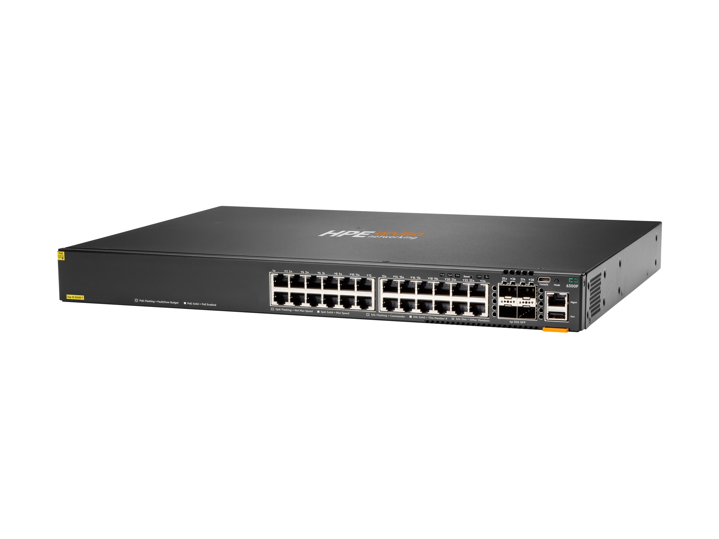 HPE Aruba 6300F - Switch - L3 - managed - 24 x 10/100/1000 (PoE+)