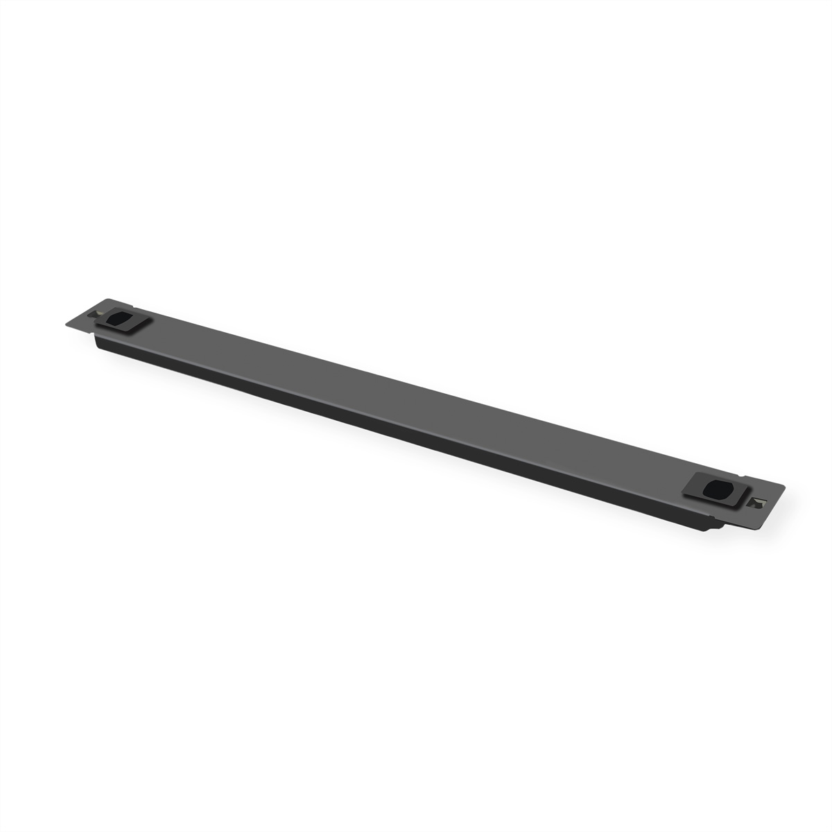 ROLINE Rack - Leerkonsole - Schwarz, RAL 9005 - 1U - 48.3 cm (19), Ansicht 2