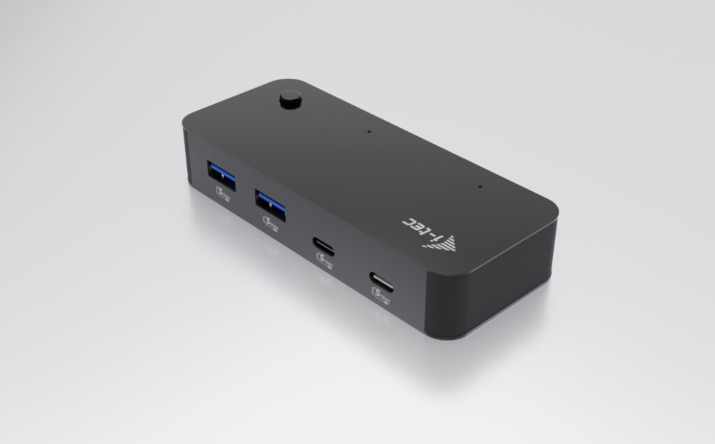 i-tec Universal KVM HUB 2x USB-C 3.2 Gen.1+ USB-A 3.2 1x, Ansicht 2