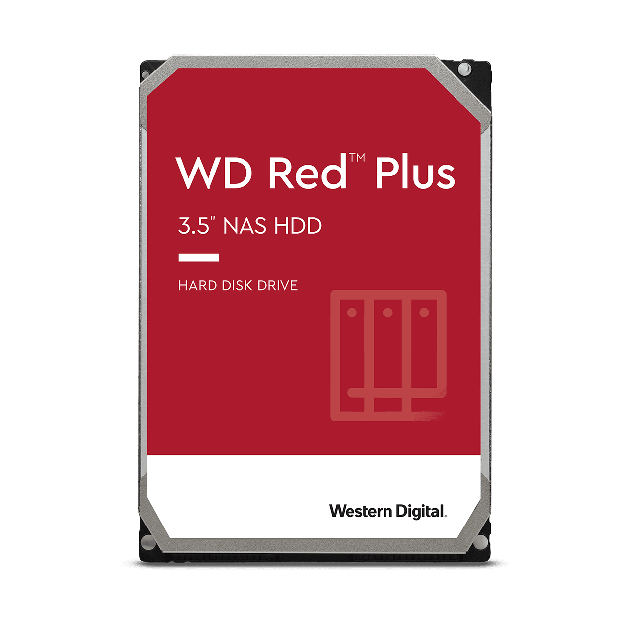 WD WD Red Plus, 12 TB, 7200 RPM, 3.5&quot;, Serial ATA III