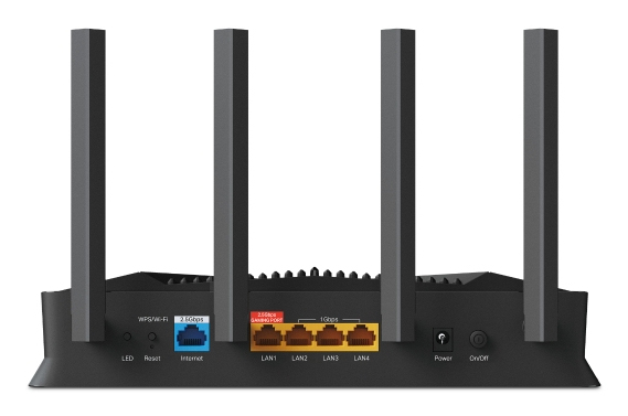 TP-LINK Archer GE230 V1 - Wireless Router 4-Port-Switch - 1GbE, 2.5GbE, Wi-Fi 7, Ansicht 4