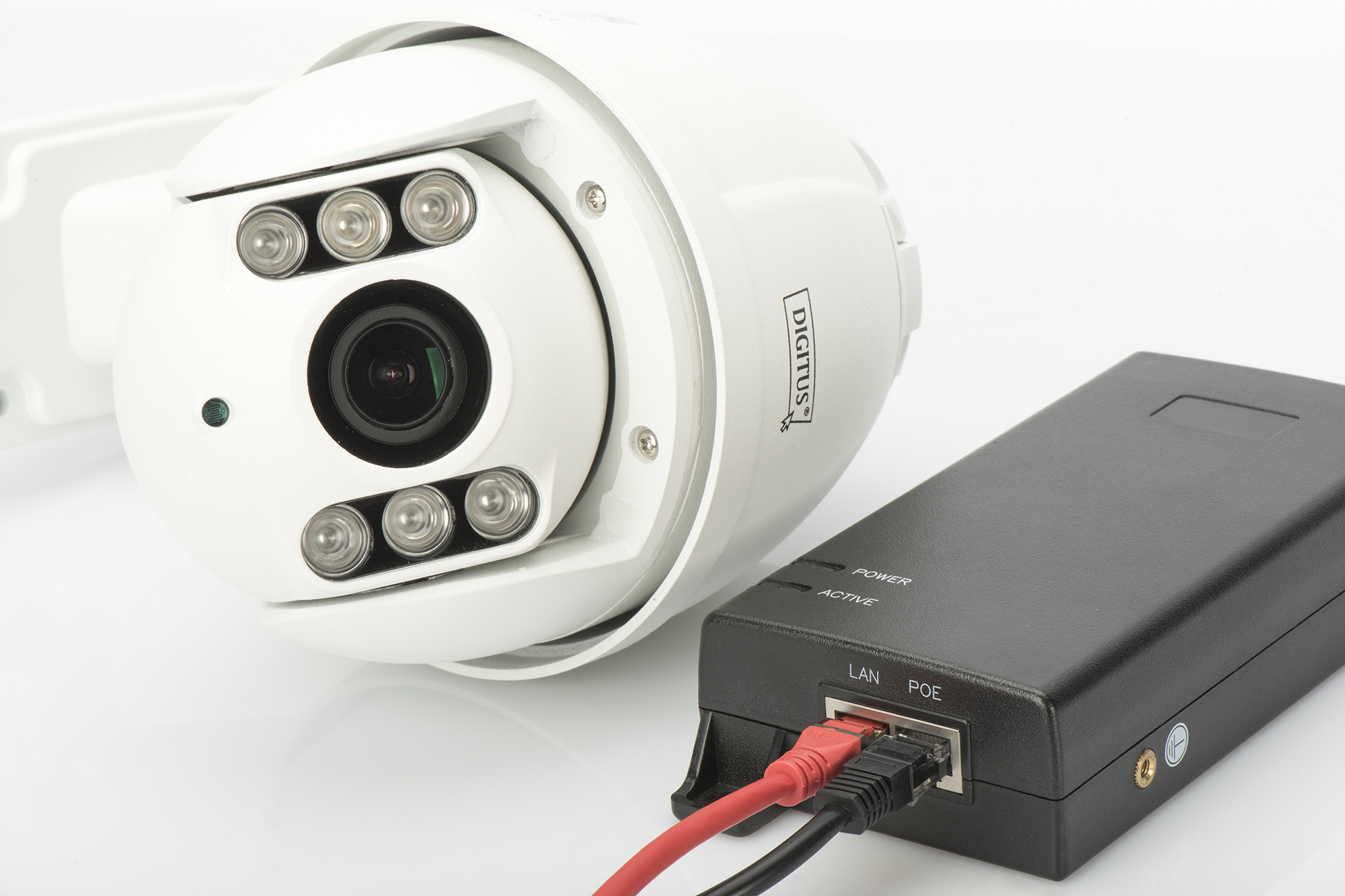 DIGITUS Gigabit Ethernet PoE Ultra Injektor, 802.3af/at, 60 W, Ansicht 3