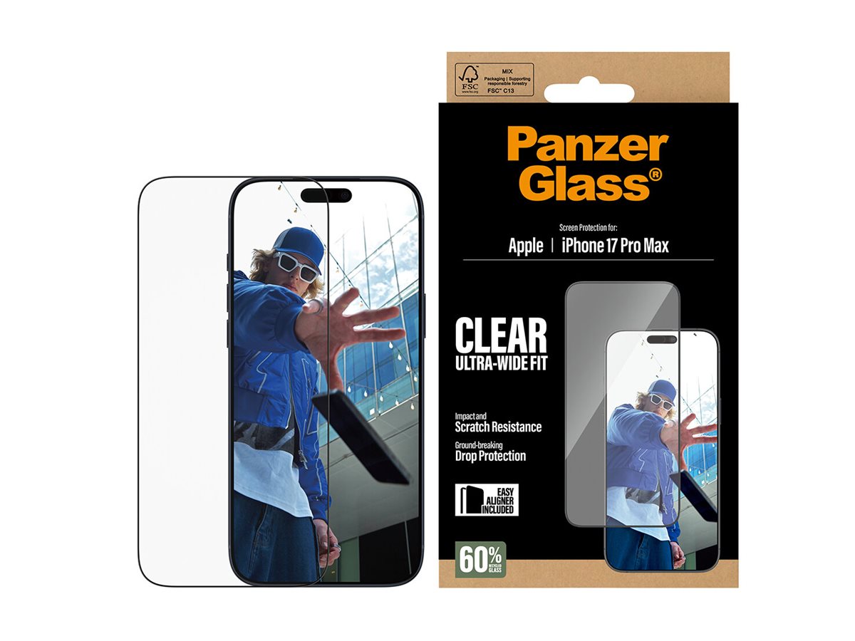 PanzerGlass Bildschirmschutz für Handy - Ultra-Wide Fit mit EasyAligner, Ansicht 4
