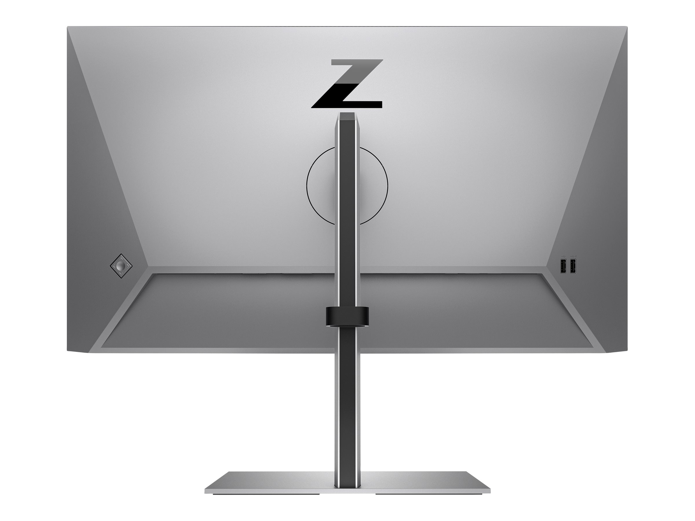HP Z24q G3 - LED-Monitor - 60.5 cm (23.8) - 2560 x 1440 QHD @ 90 Hz - IPS - 400 cdm² - 1000:1 - HDR400 - 5 ms - HDMI DisplayPort - Schwarz Silber (Halter)