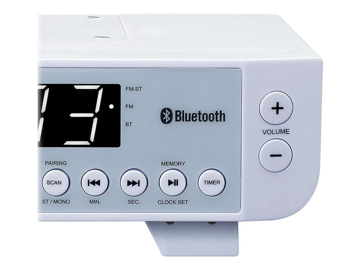 Lenco KCR-100 - Radio - 2 x 1 Watt - weiß, Ansicht 2