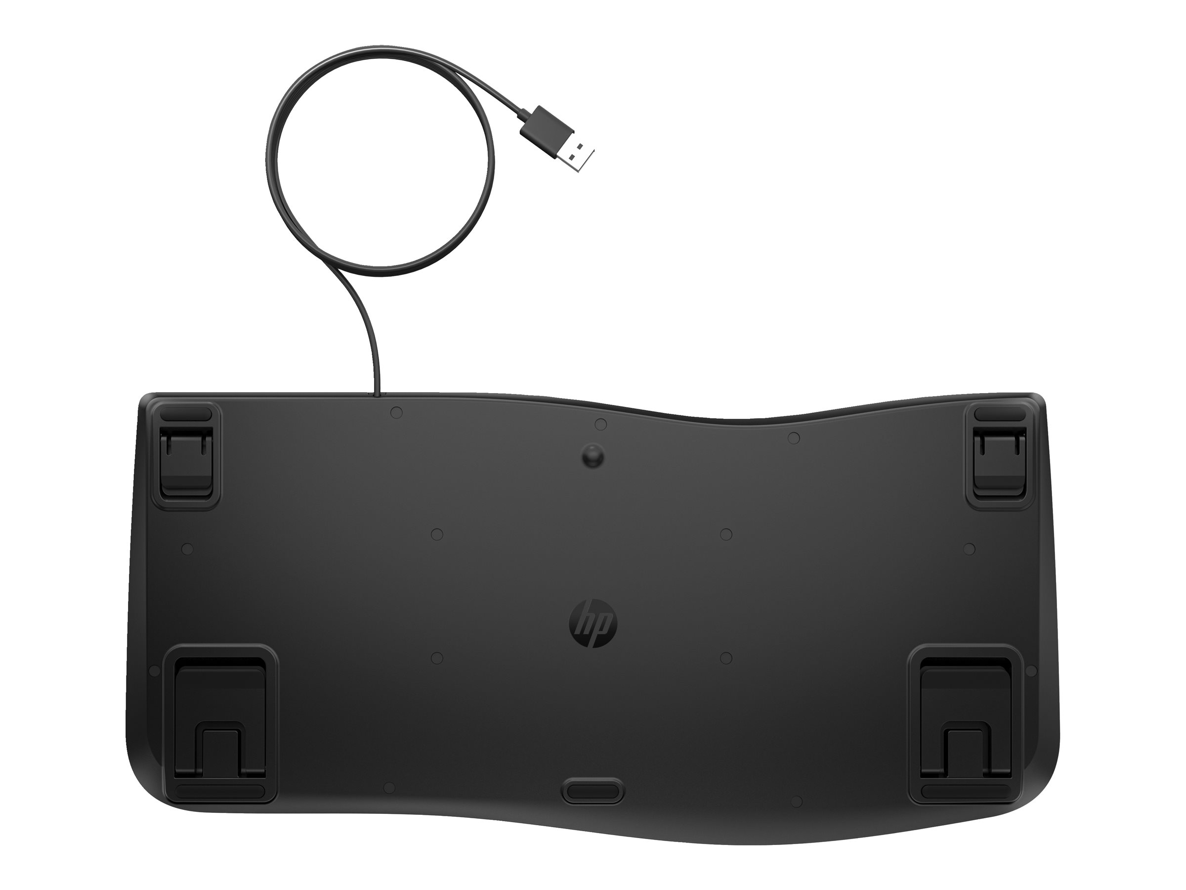 HP 485 Comfort - Tastatur - mehrere Geräte, 23 programmierbare Tasten, 3-Zonen-Layout - TL: Belgisch, AZERTY, Ansicht 5