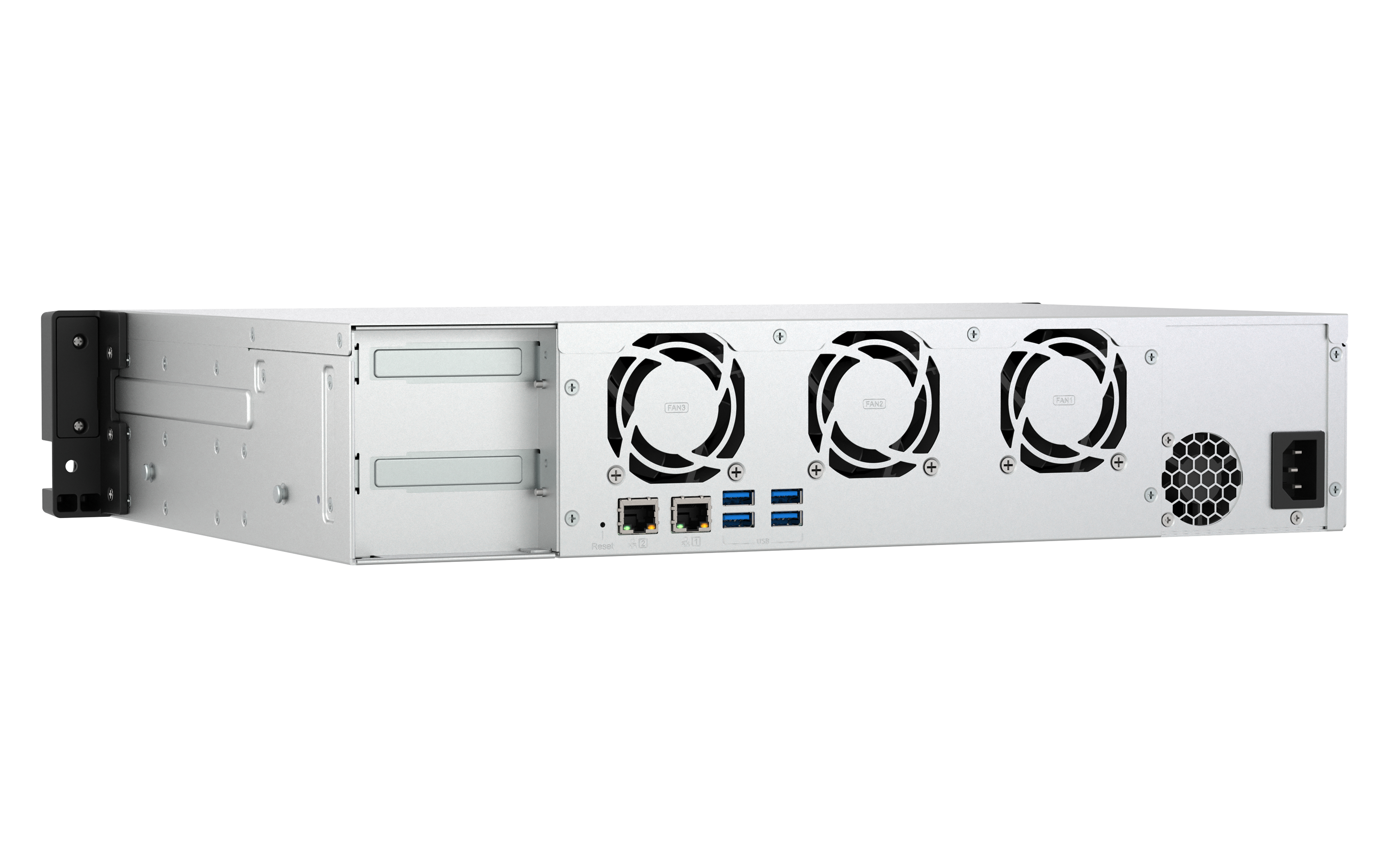 QNAP TS-855eU - NAS-Server - 8 Schächte - Rack, Ansicht 3