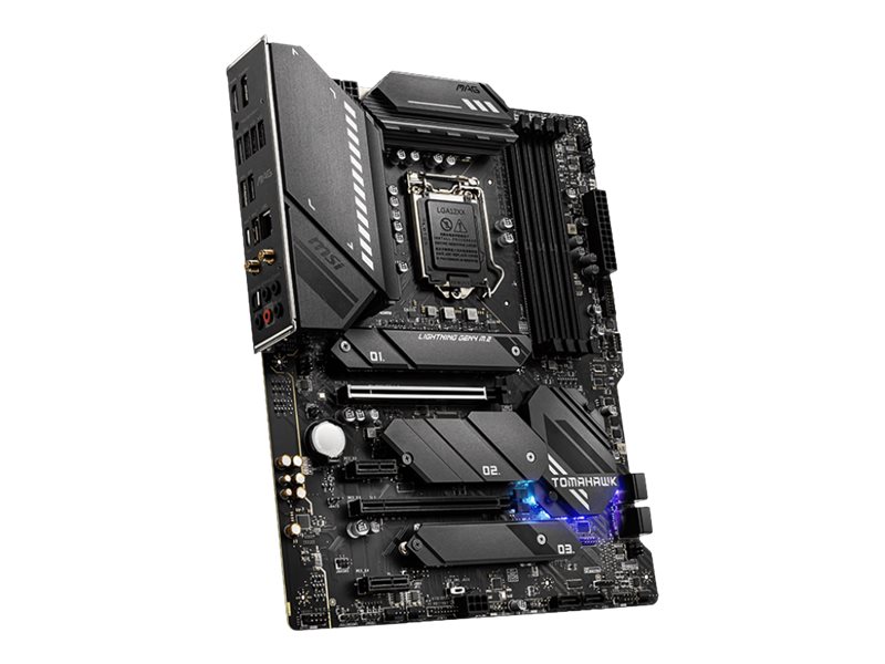 MSI MAG Z590 TOMAHAWK WIFI - Motherboard - ATX - LGA1200-Sockel - Z590 Chipsatz - USB-C Gen2 USB 3.2 Gen 1 USB 3.2 Gen 2 USB-C Gen 2x2 - 2.5 Gigabit LAN Wi-Fi 6 Bluetooth - Onboard-Grafik (CPU erforderlich)