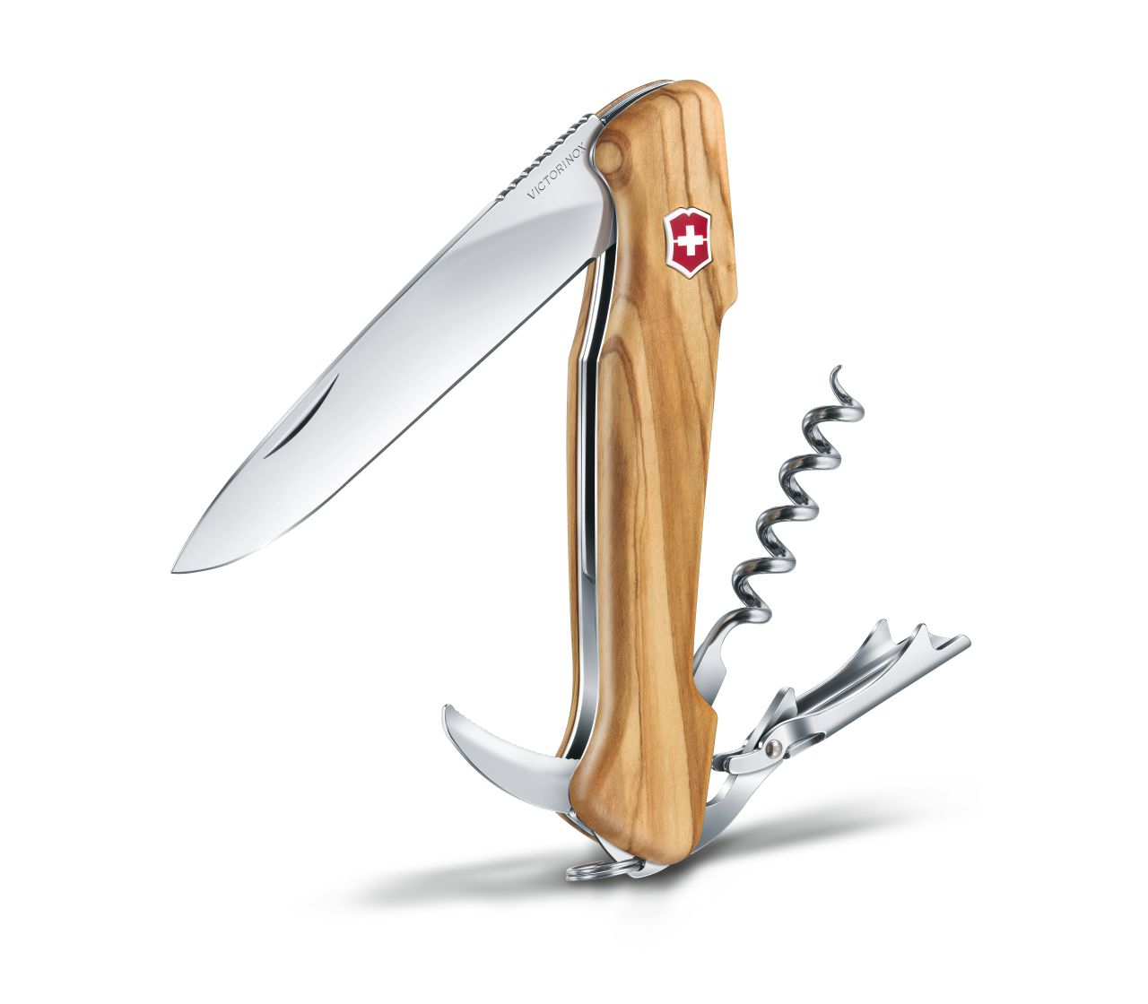 Victorinox Wine Master - Messer mit Feststellklinge - Multi-Tool-Messer - Clippunkt - Holz - Silber - 6 Werkzeug, Ansicht 2