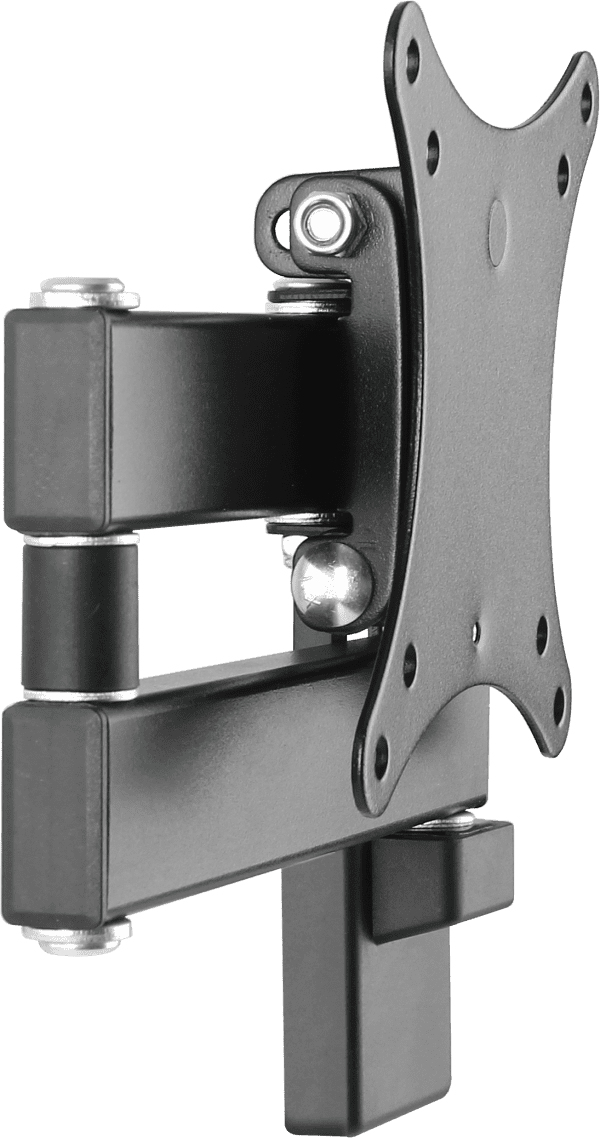 Vision VFM-WA1X1B - Befestigungskit (Wandarm) - für Monitor zwischen 13 und 27 - kaltgewalzter Stahl - Schwarz, Ansicht 2