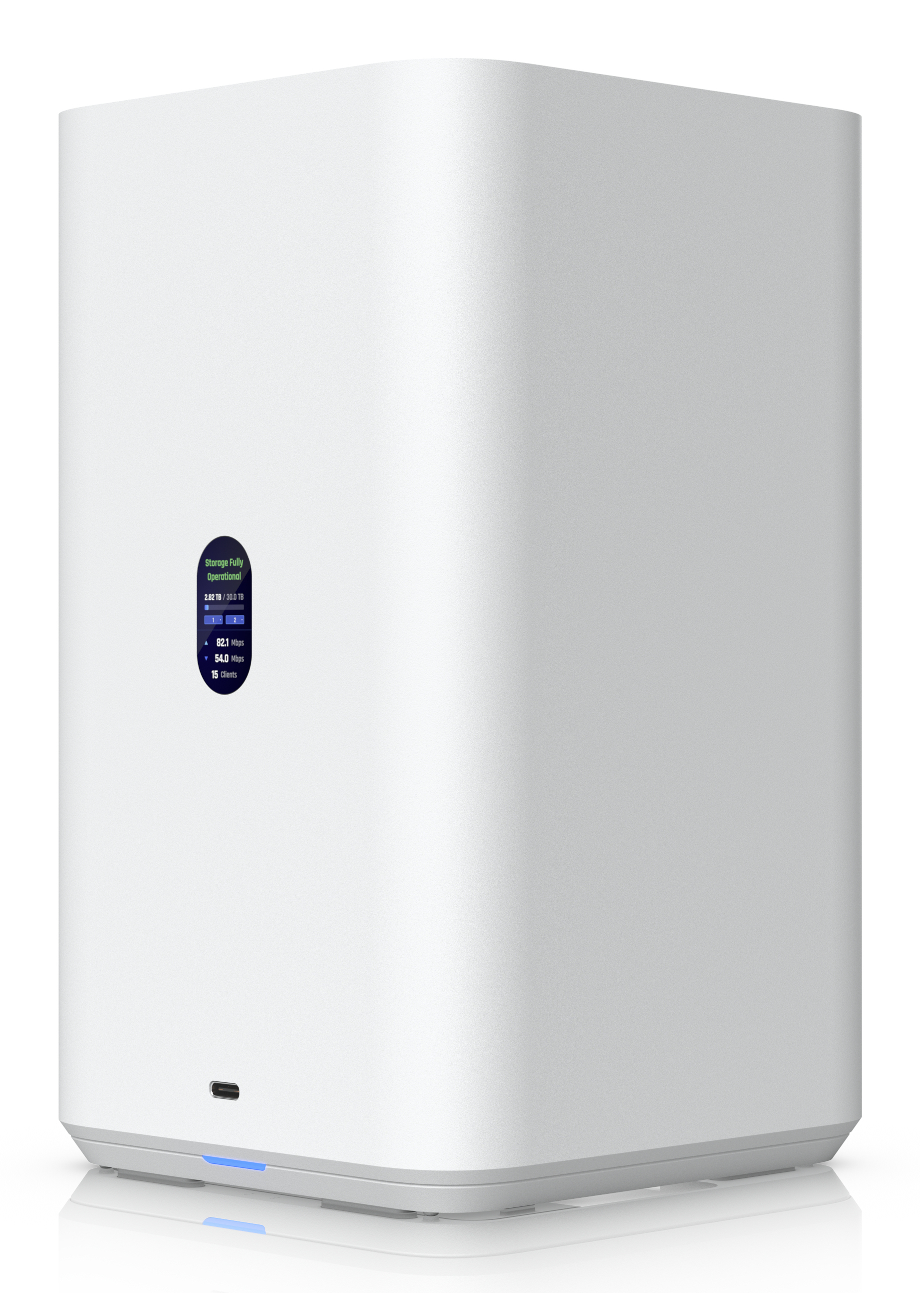 Ubiquiti UniFi NAS System UNAS 2• 2x 3.5 HDD• 1x 2.5GbE• - Storage Server - NAS, Ansicht 3