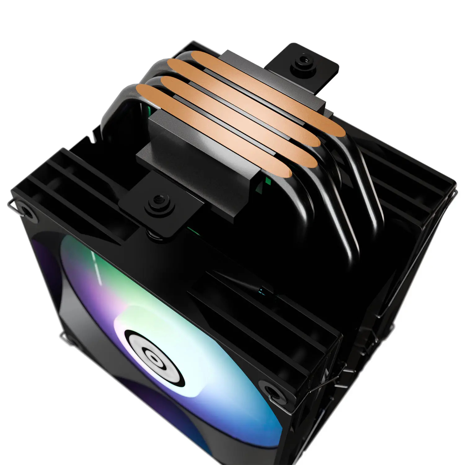 Enermax Air CPU Cooler ETS-T41D 2x120mm Digital ARGB, Ansicht 3