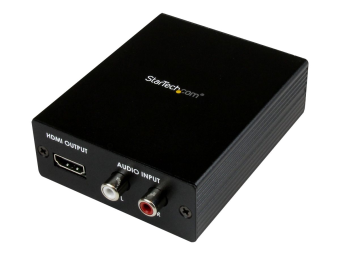 StarTech.com Composite  VGA und Audio auf HDMI Konverter - YPbPr zu HDMI - 1920x1200 1080p - 1x VGA (Buchse)
