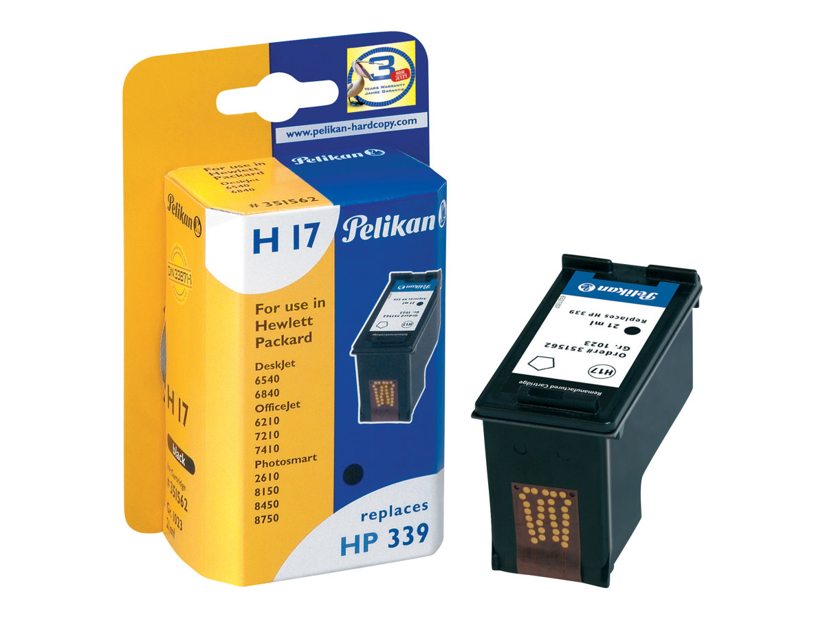 Pelikan H17 - 21 ml - Schwarz - kompatibel - Tintenpatrone (Alternative zu: HP 339)