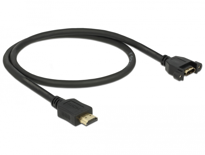 Delock HDMI mit Ethernet-Verlängerungskabel - HDMI (M), Ansicht 2