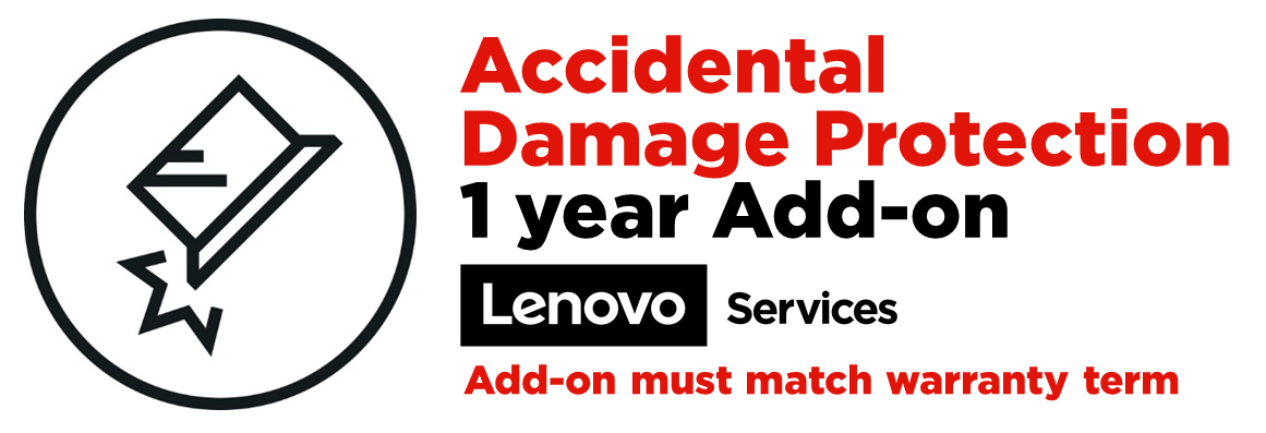 Lenovo 1 Jahr Unfallschutz (Accidental Damage Protection, ADP, Erweiterung), 1 Lizenz(en), 1 Jahr(e)