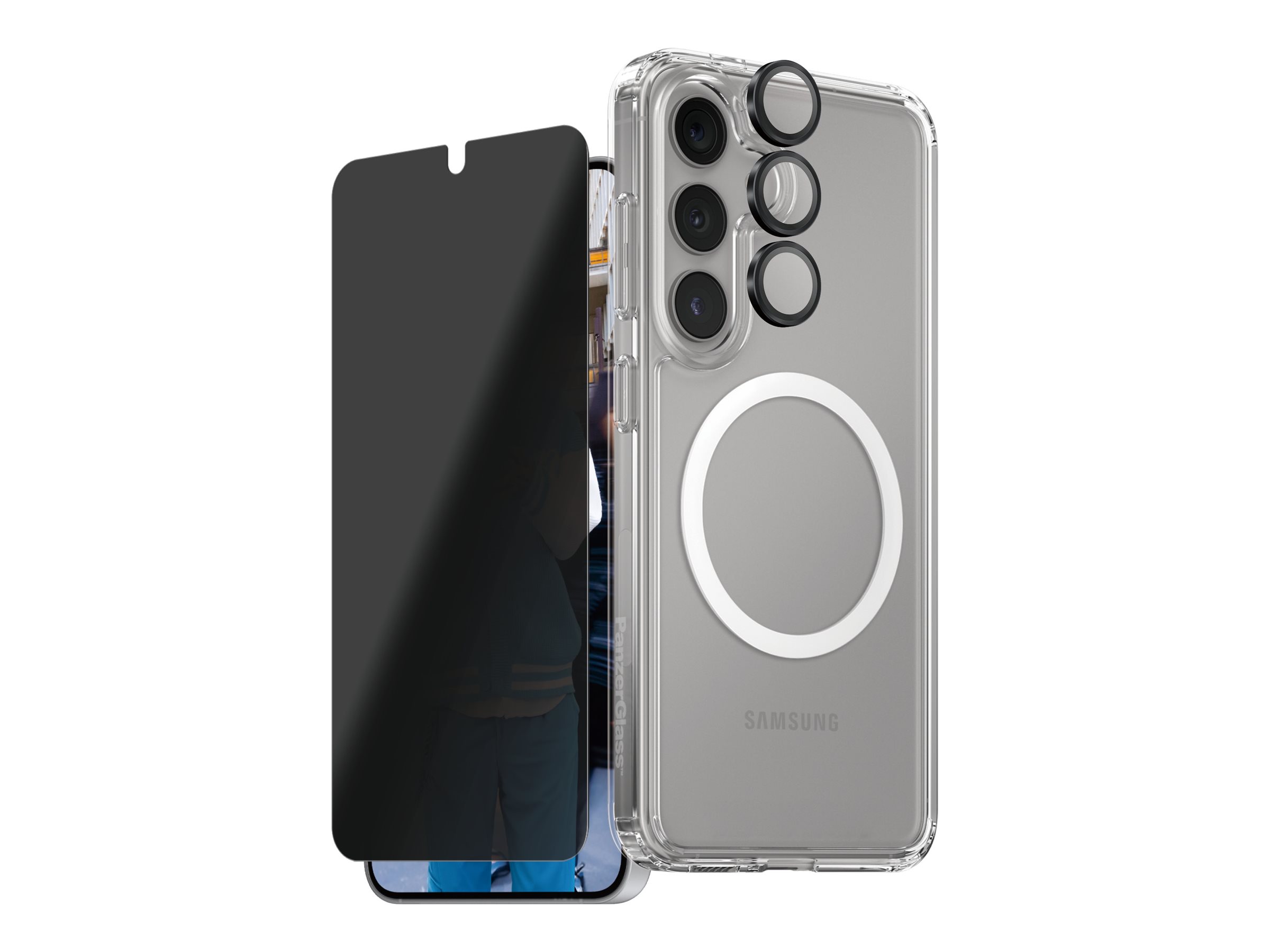 PanzerGlass CARE by PanzerGlass Urban Combat - Hintere Abdeckung für Samsung Galaxy S25 - 3-in-1 - MagSafe kompatibel, Ansicht 4