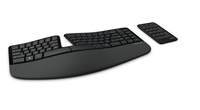 Microsoft Sculpt Ergonomic for Business - Volle Größe (100%) - Kabellos - RF Wireless - QWERTY - Schwarz