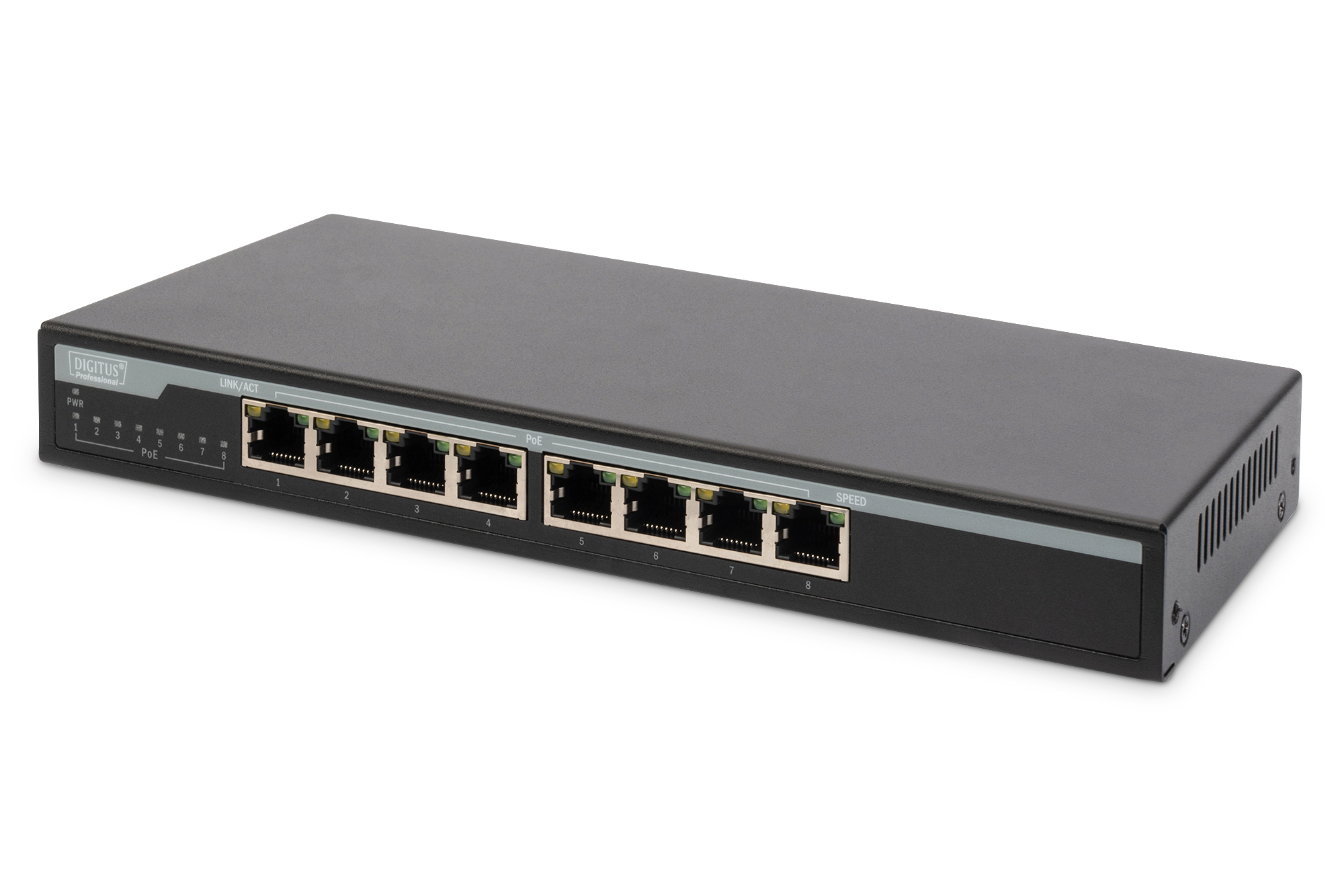 DIGITUS Professional DN-95340 Switch 8-porte Gigabit PoE