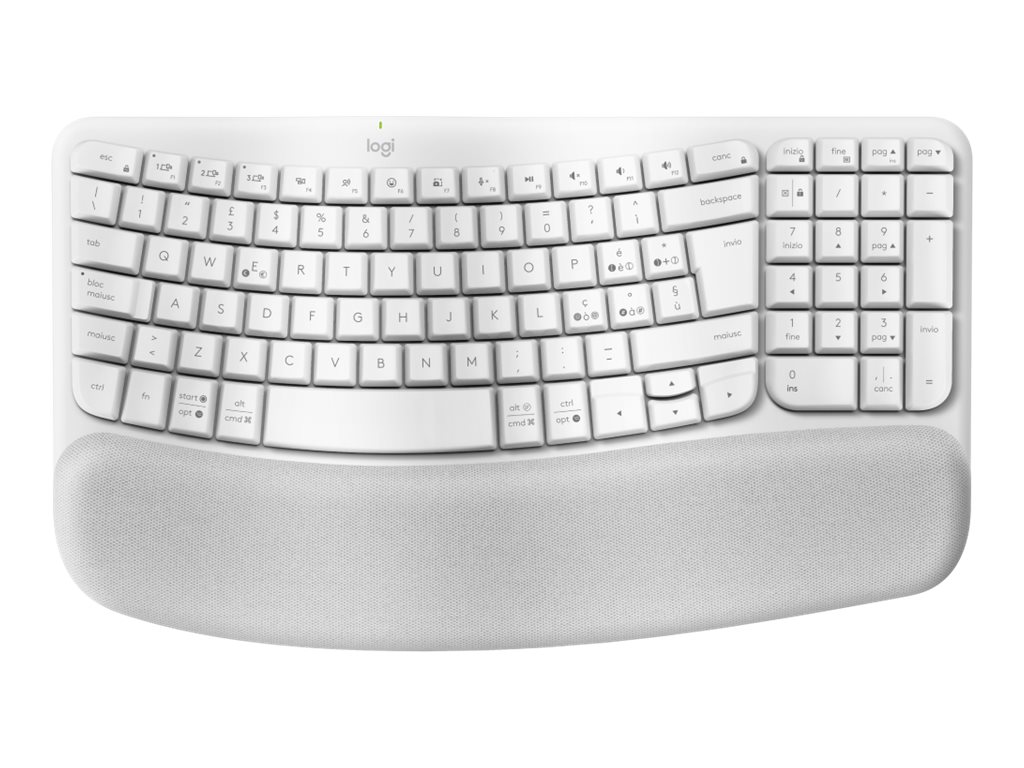 Logitech Ergo Series - Tastatur - kabellos - 2.4 GHz Bluetooth LE