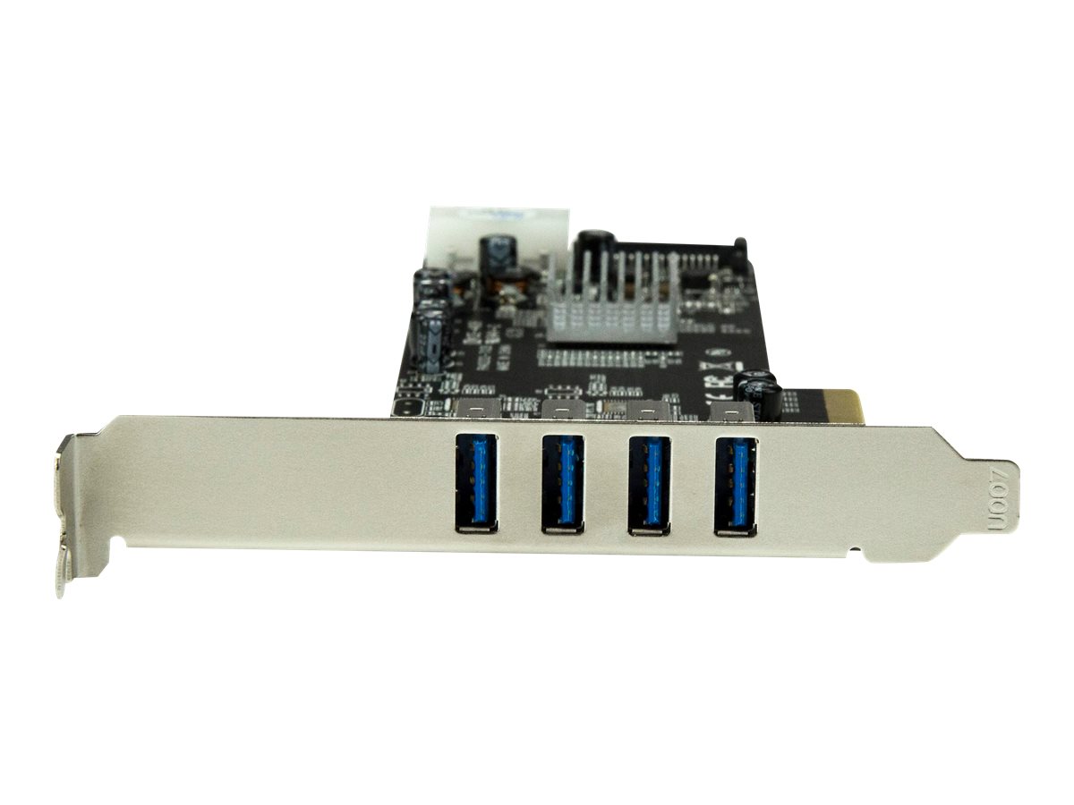 StarTech.com 4-Port USB 3.0 PCI Express Card Adapter - PCIe SuperSpeed USB 3.0 Expansion Card w 2 Dedicated 5Gbps Channels (PEXUSB3S42V)