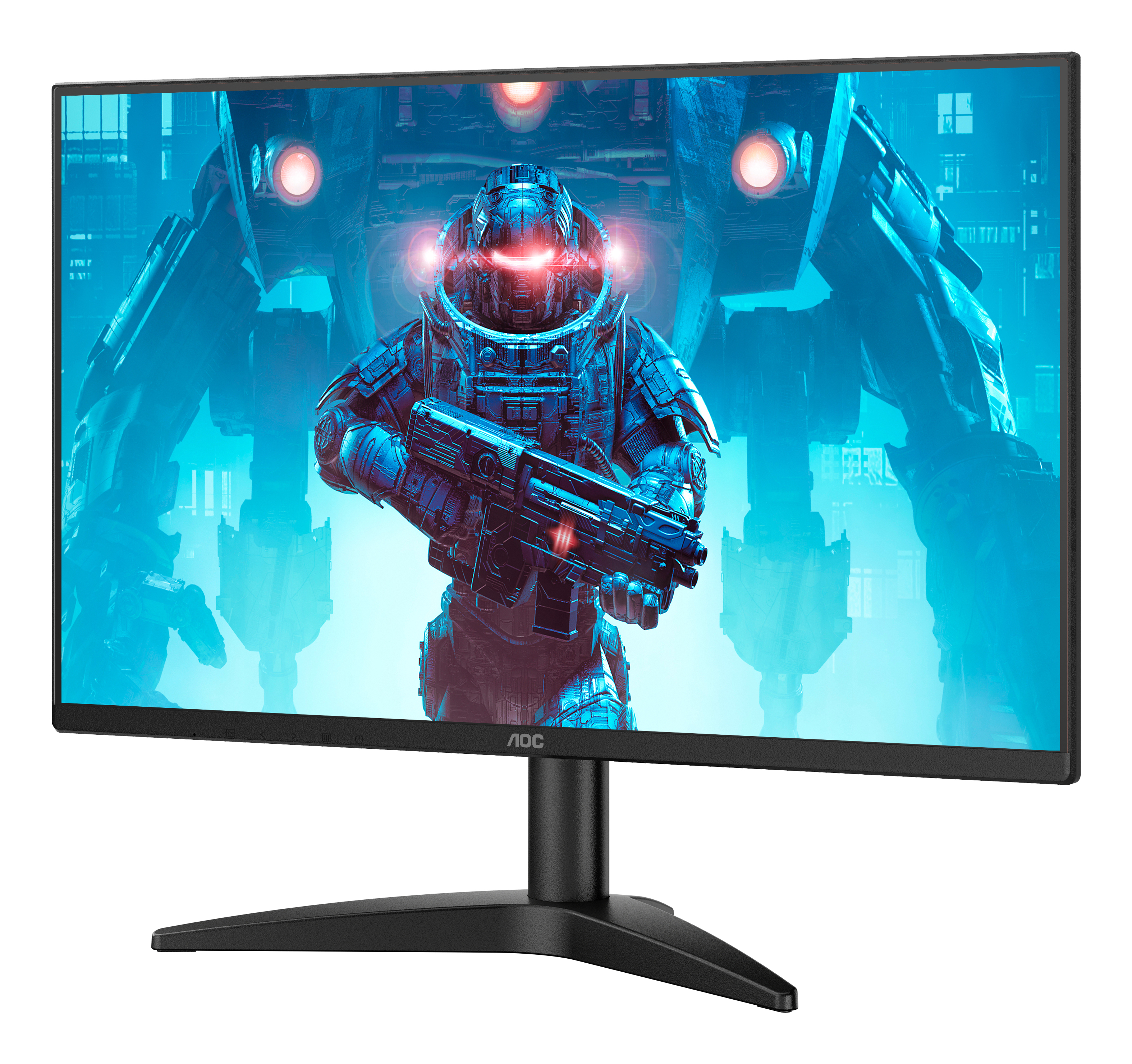 AOC 24B36X - LED-Monitor - 61 cm (24) (23.8 sichtbar) - 1920 x 1080 Full HD (1080p), Ansicht 4