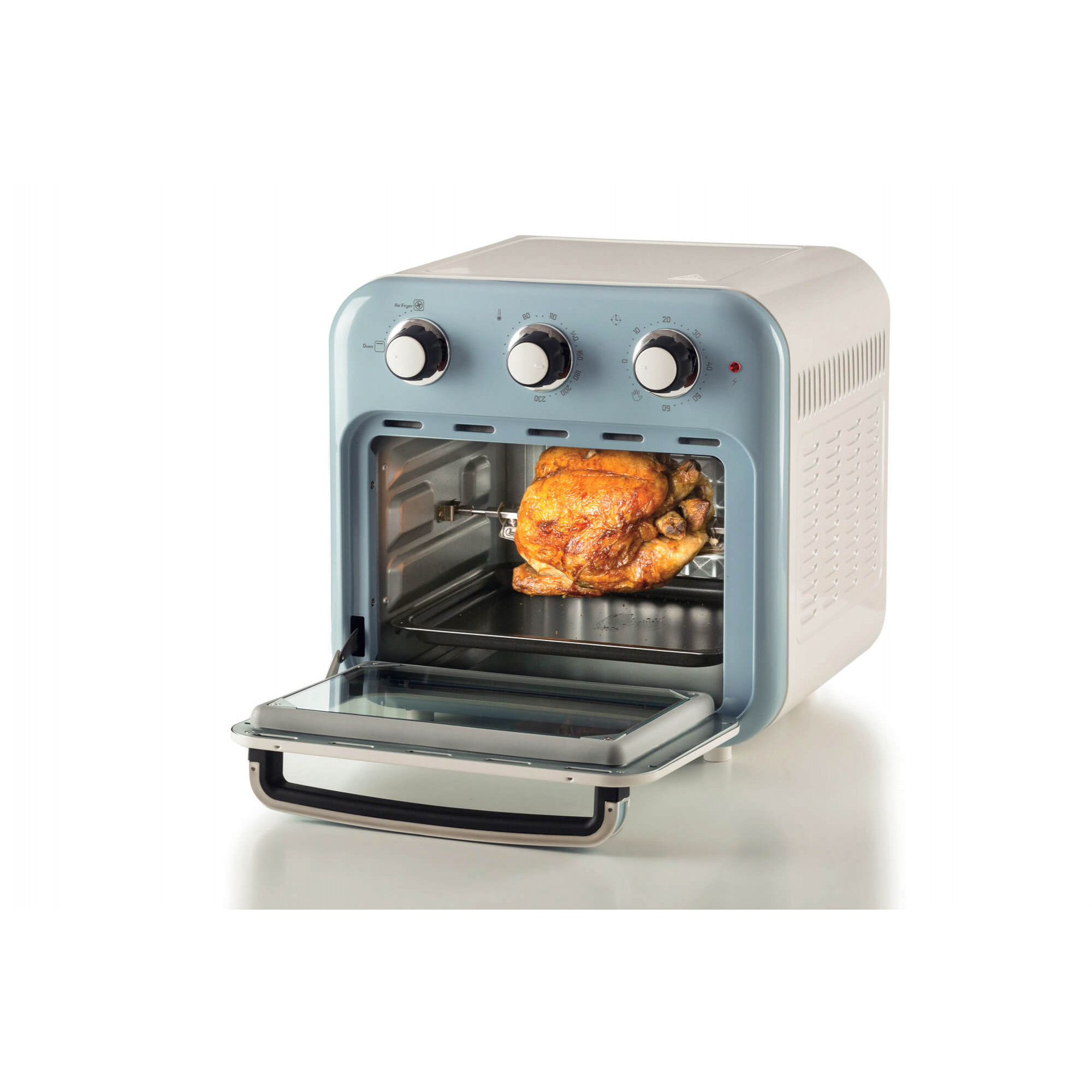 Ariete Vintage Air Fryer Mini- Ofen blau, Ansicht 2