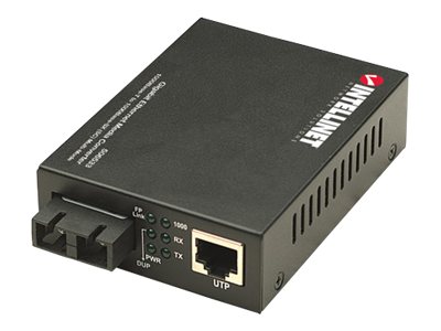 Intellinet Gigabit Ethernet Media Converter 1000Base-T to 1000Base-Sx (SC)