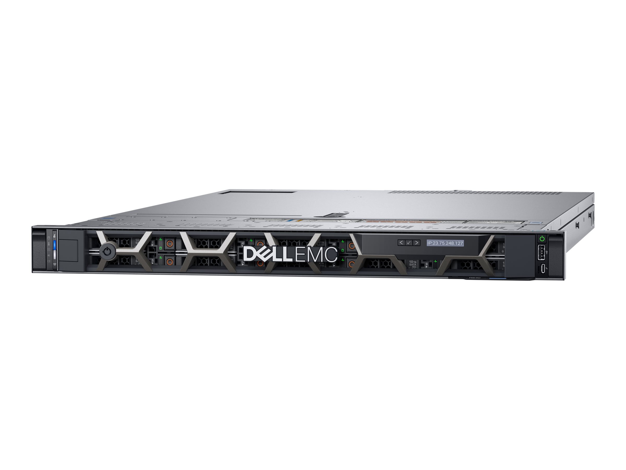 Dell PowerEdge R640 - Server - Rack-Montage - 1U - zweiweg - 1 x Xeon Silver 4210R / 2.4 GHz