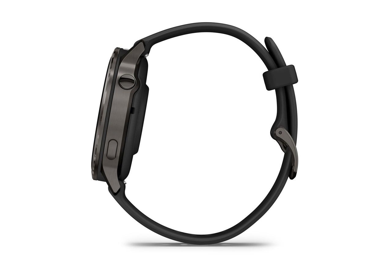 Garmin Venu 4 - 41 mm - Schiefer - intelligente Uhr mit Band - Silikon - schwarz - Handgelenk: 110-175 mm - 1.2, Ansicht 5