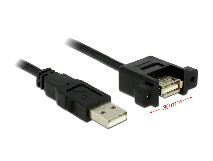 Delock USB-Verlängerungskabel - USB (W) bis USB (M), Ansicht 2