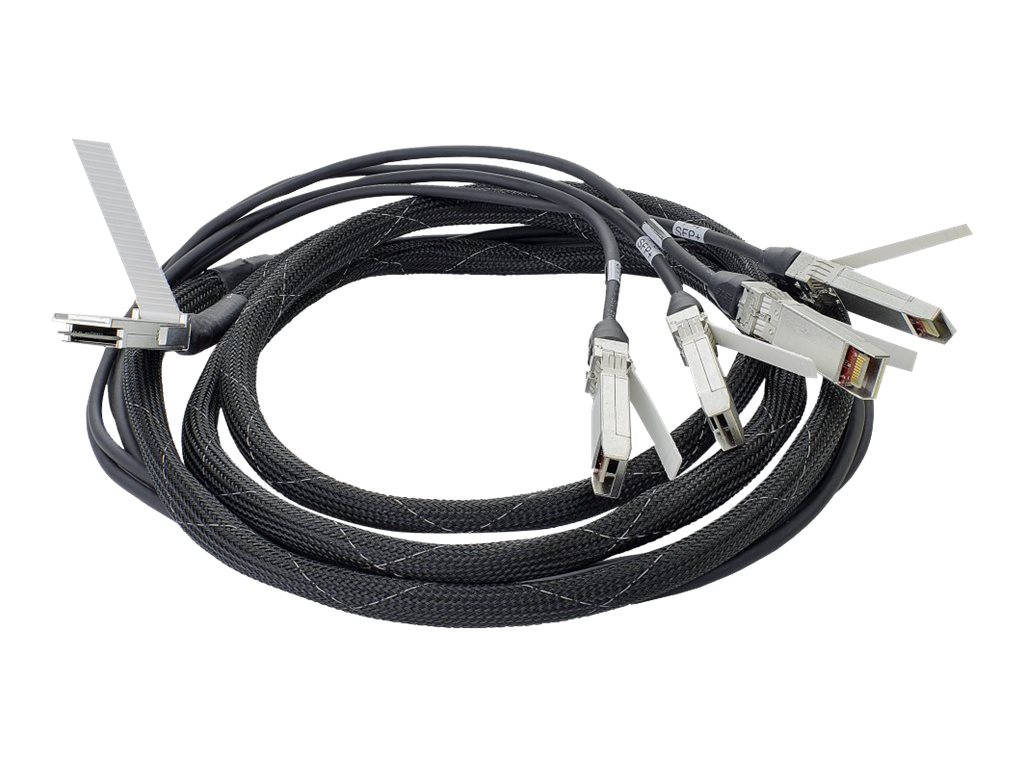 HPE BladeSystem c-Class InfiniBand/Glasfaserkabel 5 m QSFP+ 4x SFP+ (721067-B21)