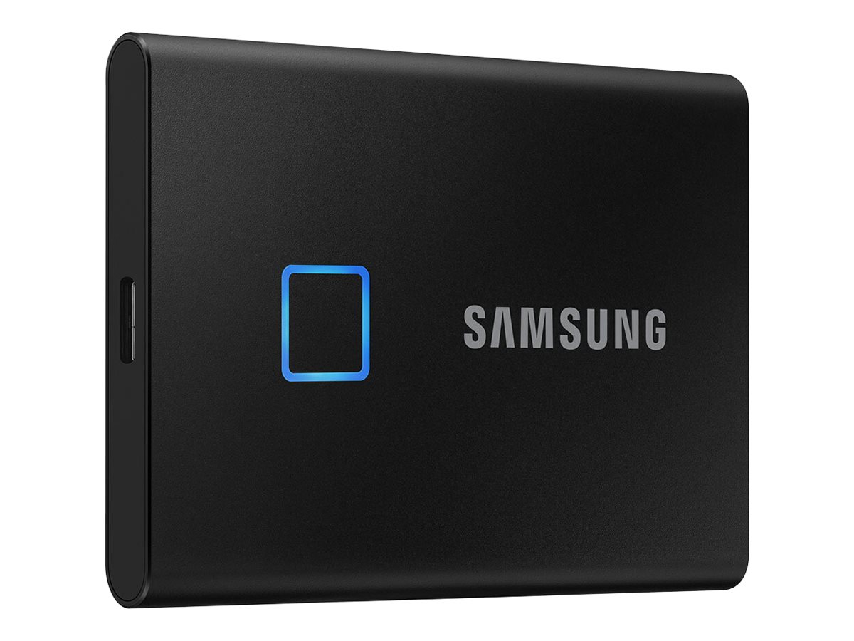 Samsung T7 Touch MU-PC1T0K - SSD - verschlüsselt - 1 TB - extern (tragbar)