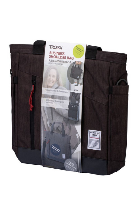 Troika Business-Schultertasche BUSINESS SHOULDER BAG (BBG52/GY), Ansicht 4