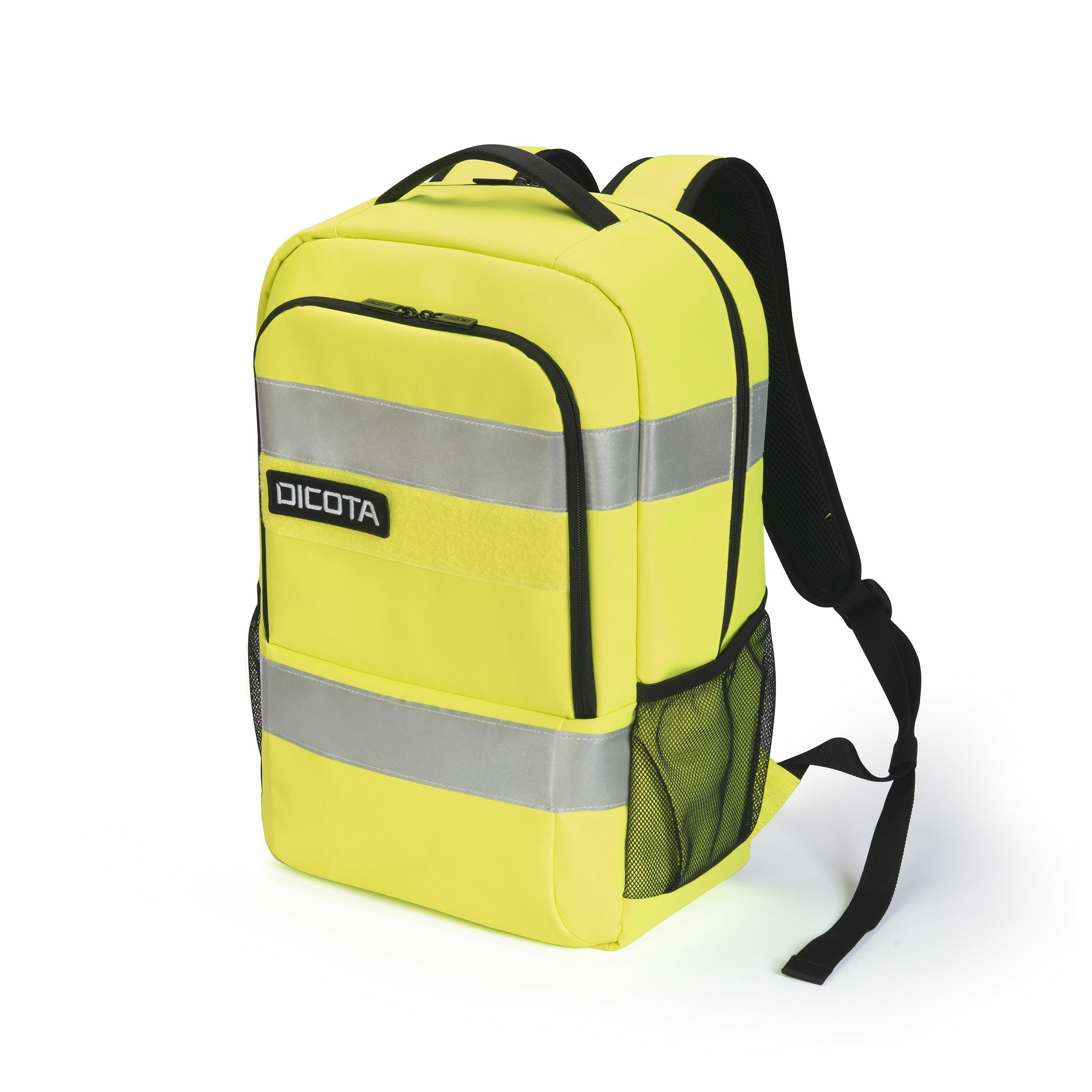 Dicota Hi-Vis Base - Rucksack - 24 L - 600D RPET - Gelb, Ansicht 2