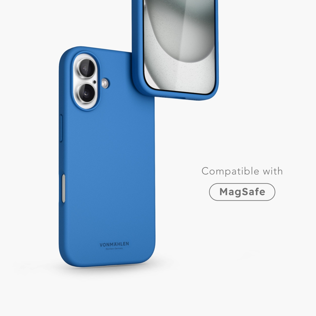 Vonmählen Silikon-Case für iPhone 16 Plus blau, Ansicht 2