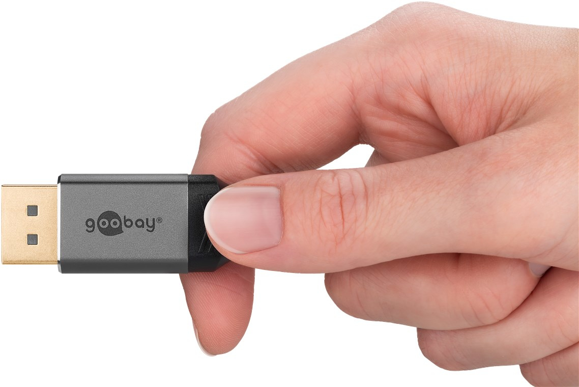 Goobay 65265 - 2 m - DisplayPort - DisplayPort - Männlich - Männlich - 7680 x 4320 Pixel, Ansicht 3