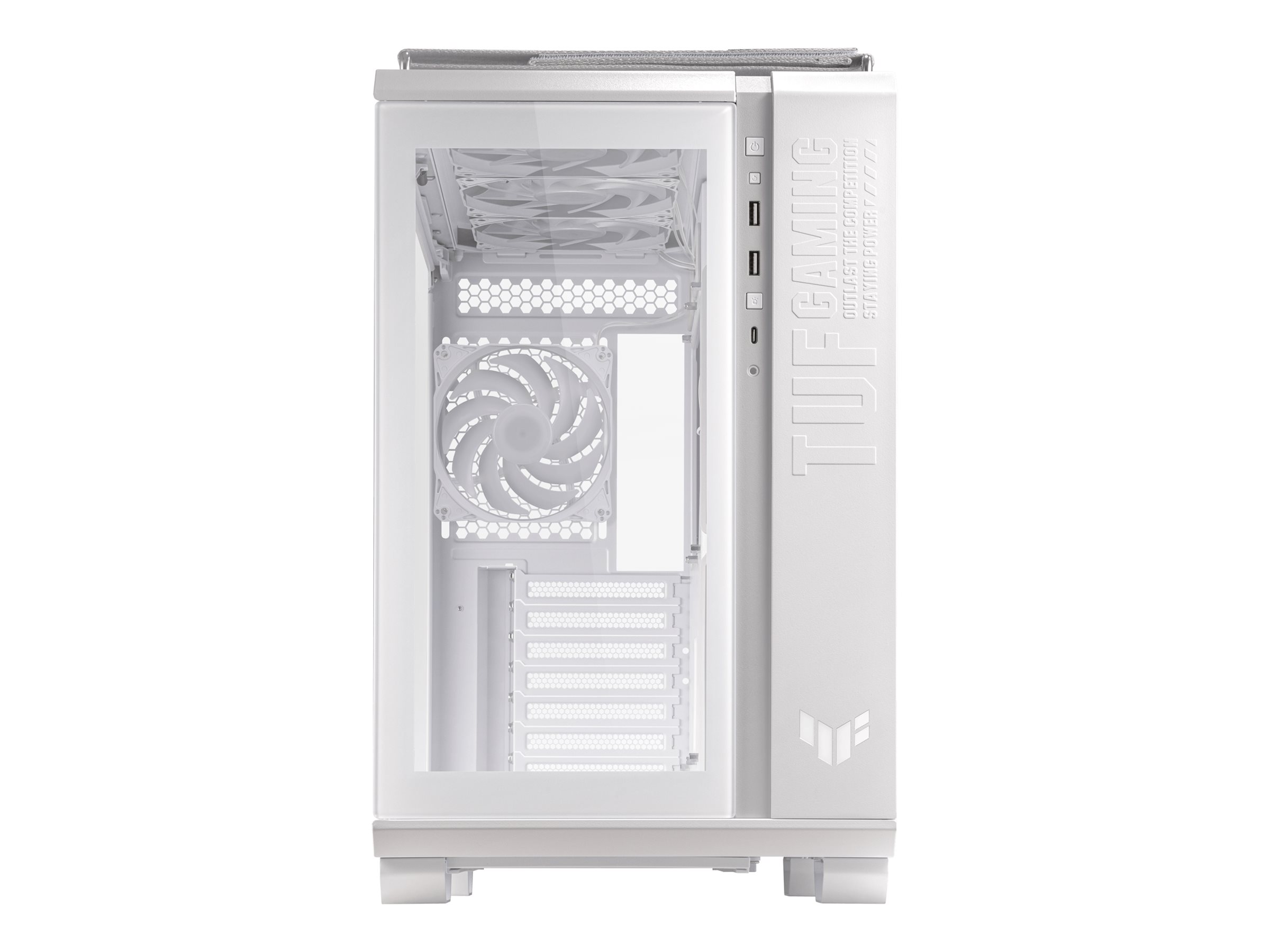 ASUS TUF Gaming GT502 Plus - Mid tower - ATX - Seitenteil mit Fenster (gehärtetes Glas)