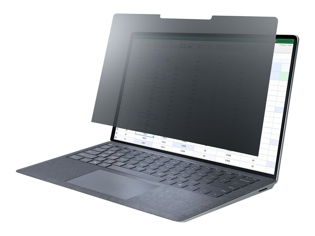 StarTech.com 13.5-inch Surface Laptop  Surface Book Privacy Screen Anti-Glare Privacy Filter with 51% Blue Light Reduction Monitor Screen Protector with +- 30 deg. Viewing Angle - Matte Finish (135S-PRIVACY-SCREEN)