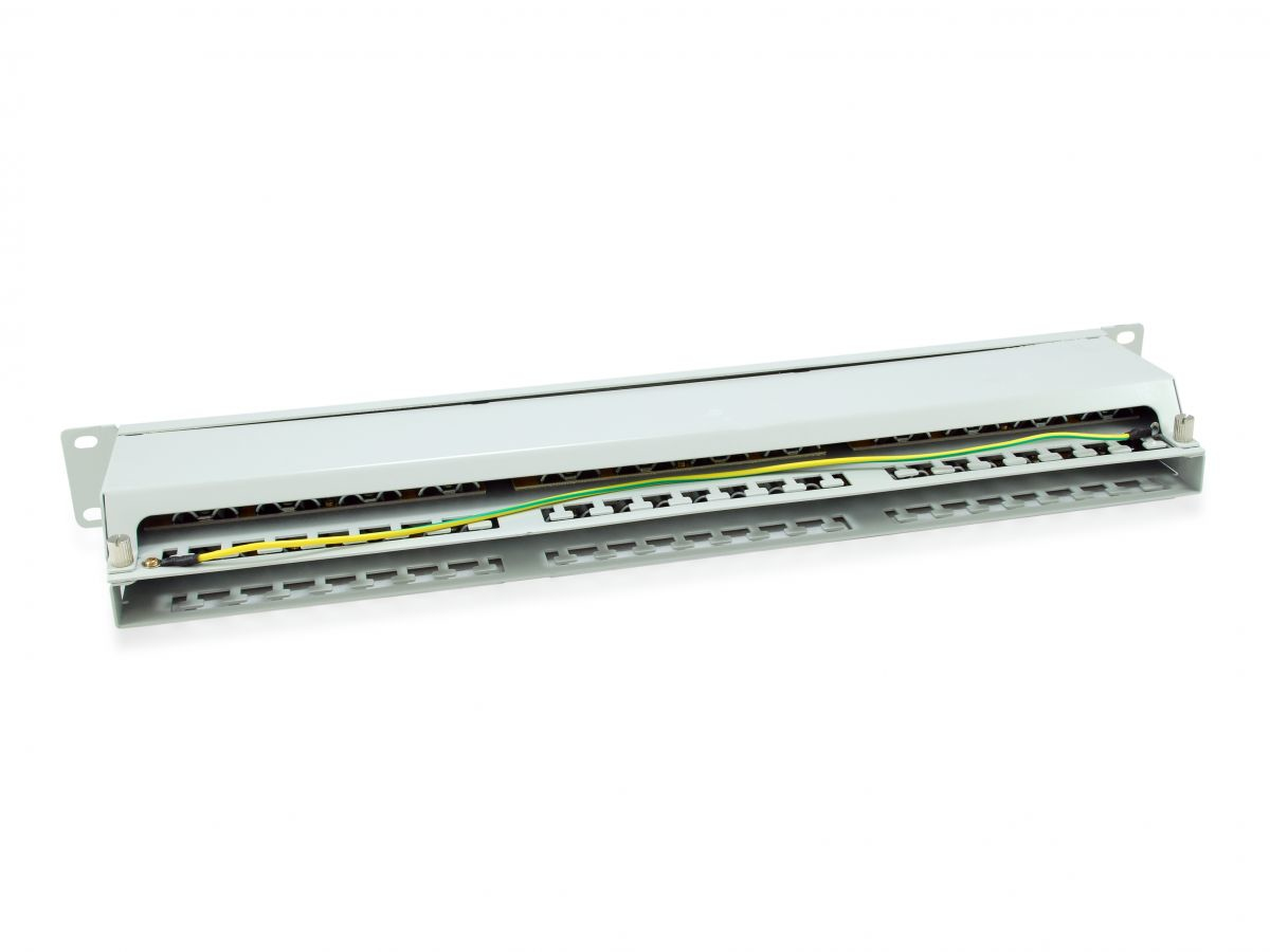 Equip Pro - Patch Panel - Rack montierbar - CAT 6 - STP - RJ-45 X 48 - Hellgrau - 1U - 48.3 cm (19), Ansicht 3