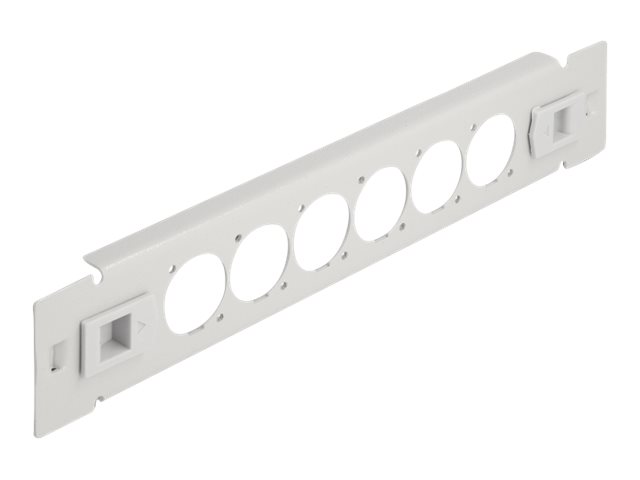 DELOCK 25,4cm D-Typ Patchpanel 6 Port gr (66901)