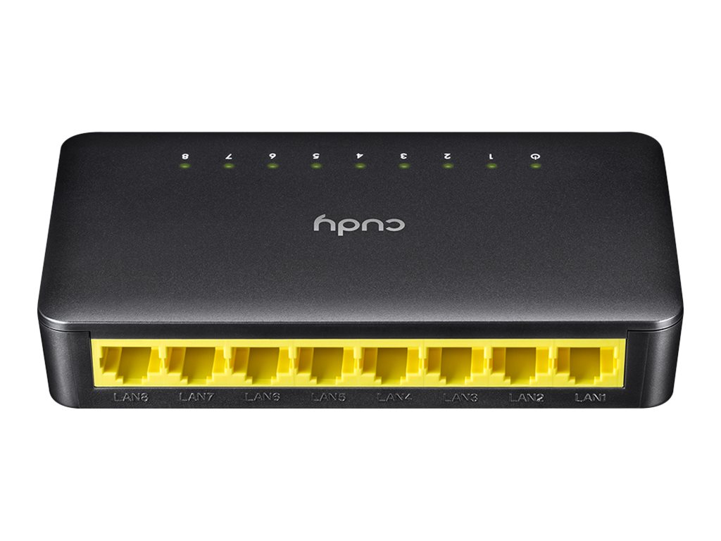 CUDY FS108D - Fast Ethernet (10/100) - Vollduplex, Ansicht 2