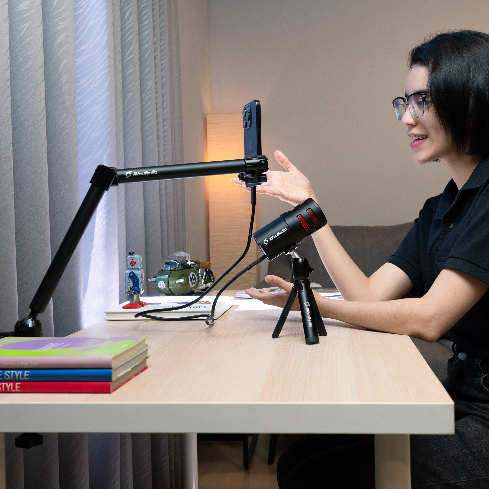 AVer Live Streamer Arm BA311L Tisch-Microfonständer, Ansicht 4