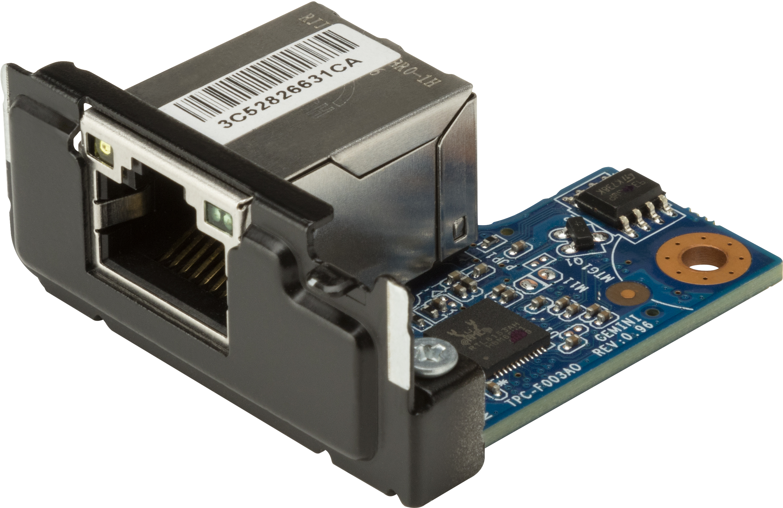 HP 2,5GbE LAN Flex Port Z2 Mini, Eingebaut, Kabelgebunden, Ethernet, 2500 Mbit/s, Schwarz, Blau