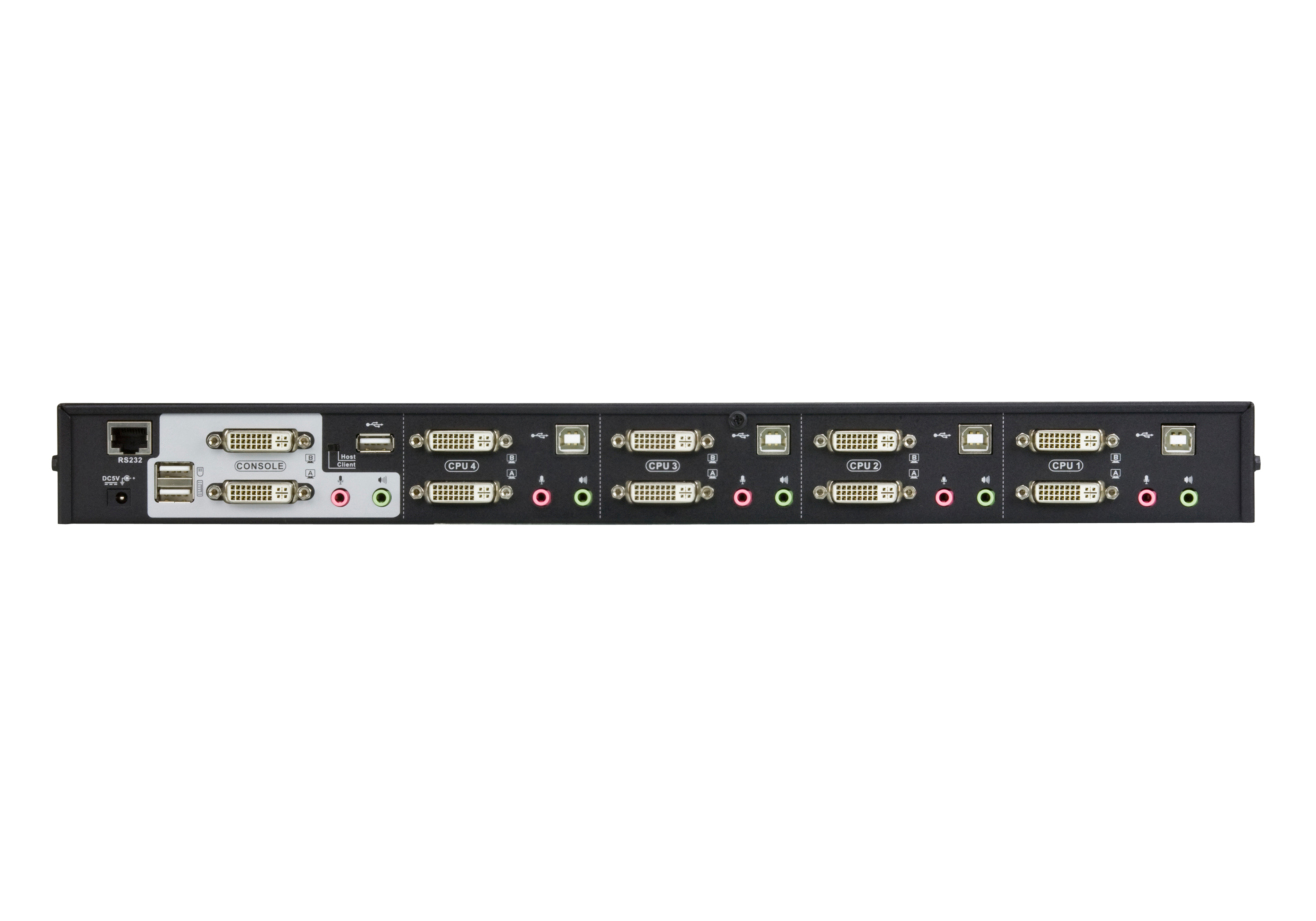 ATEN USB DVI Dual View KVMP Switch CS1644A - KVM-/Audio-/USB-Switch, Ansicht 3